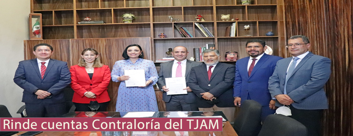 Rinde cuentas Contraloría del TJAM